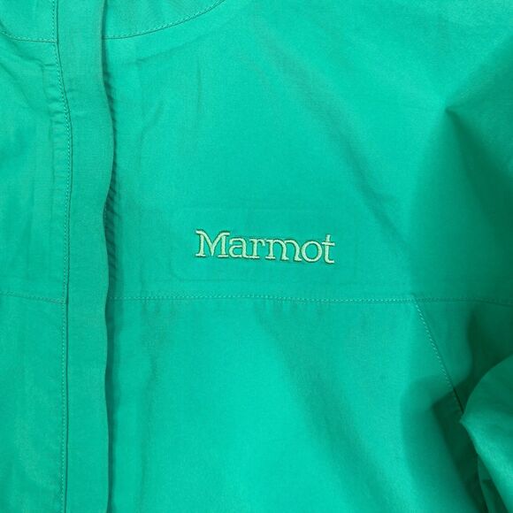 Marmot Gore Tex Jacket Womens L Minimalist Rain Full Zip Hooded Shell - Picture 5 of 14
